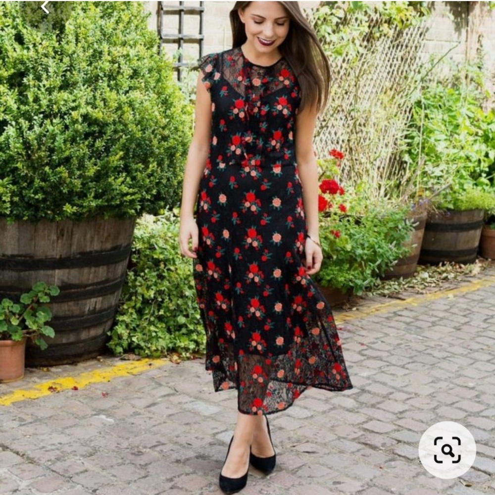 Zara Floral Lace Dress
